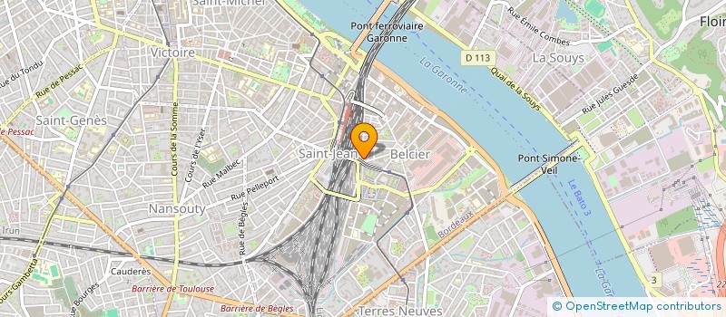 localisation de l'entreprise MADAME CECILE SANTANA  BORDEAUX