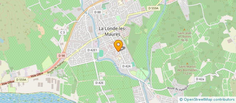 localisation de l'entreprise MADAME CECILE SARRES  LA LONDE-LES-MAURES