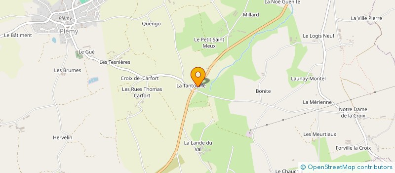 localisation de l'entreprise MADAME CECILE SAULI  PLEMY