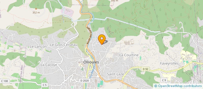 localisation de l'entreprise MADAME CECILE SAVARY à OLLIOULES