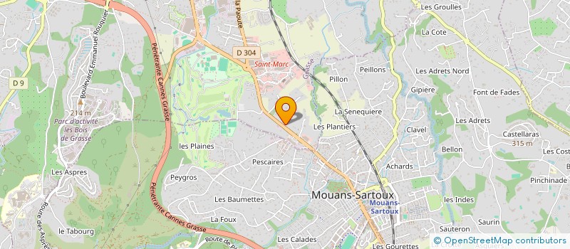 localisation de l'entreprise MADAME CECILE SCHIEL  GRASSE