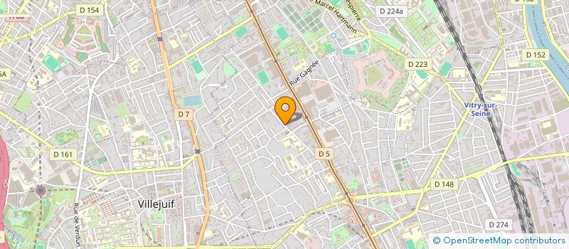localisation de l'entreprise MADAME CECILE SCHNELL à VITRY-SUR-SEINE