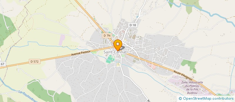 localisation de l'entreprise MADAME CECILE SEGALAT  SAINT-CANNAT