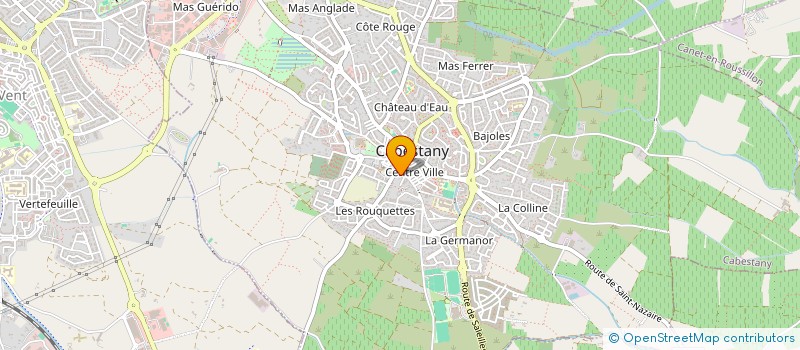 localisation de l'entreprise MADAME CECILE SEGUIN à CABESTANY