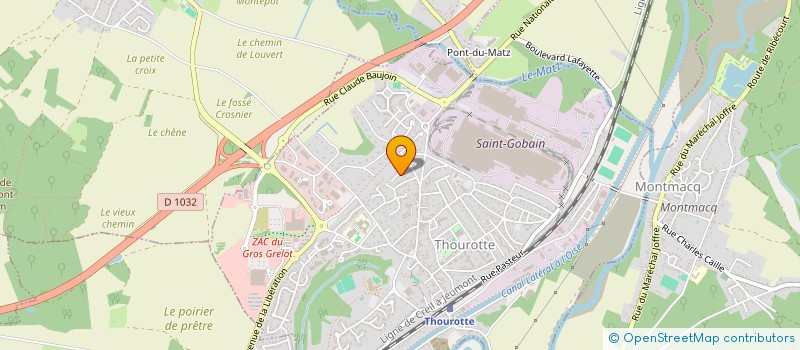 localisation de l'entreprise MADAME CECILE SENE  THOUROTTE