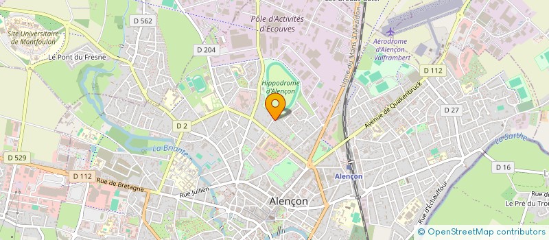 localisation de l'entreprise MADAME CECILE SENEMEAUD à ALENCON