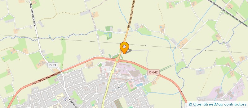 localisation de l'entreprise MADAME CECILE SENS  HAZEBROUCK