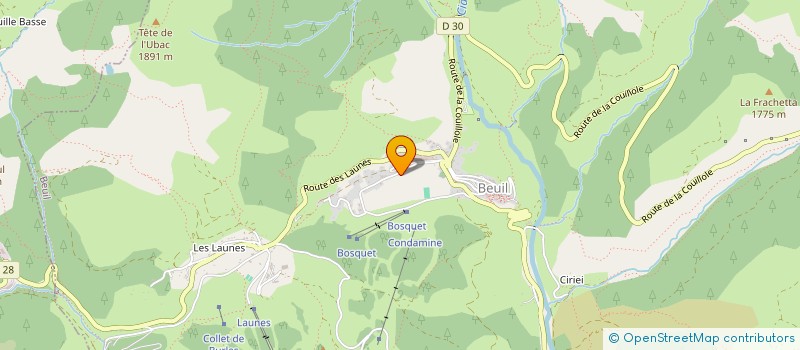 localisation de l'entreprise MADAME CECILE SETIN  BEUIL