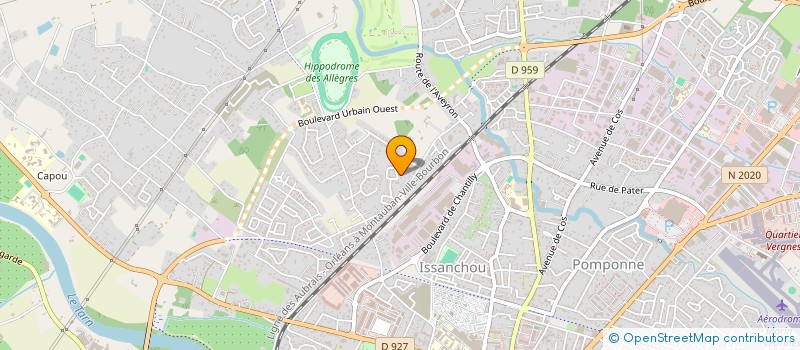 localisation de l'entreprise MADAME CECILE SFEDJ  MONTAUBAN