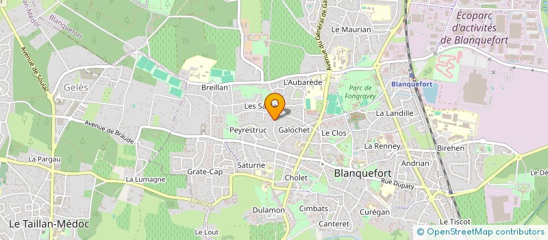localisation de l'entreprise MADAME CECILE SIBRAC à BLANQUEFORT