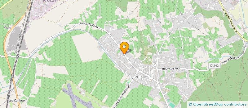 localisation de l'entreprise MADAME CECILE SIGRIST à PUJAUT