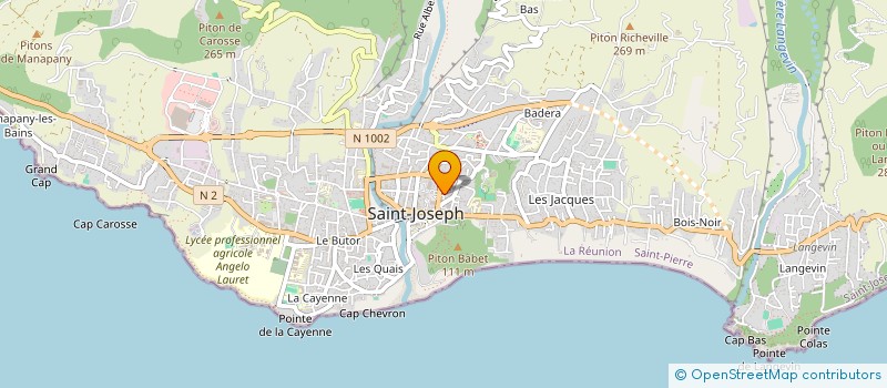 localisation de l'entreprise MADAME CECILE SIMON à SAINT-JOSEPH