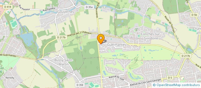 localisation de l'entreprise MADAME CECILE SOLEILHAC  GUERMANTES