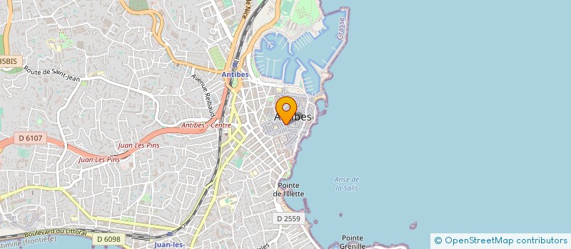 localisation de l'entreprise MADAME CECILE SORBE à ANTIBES