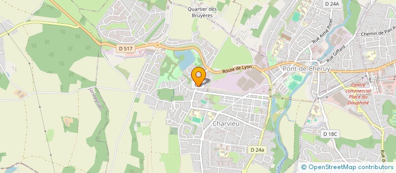 localisation de l'entreprise MADAME CECILE SORNIN  PONT-DE-CHERUY