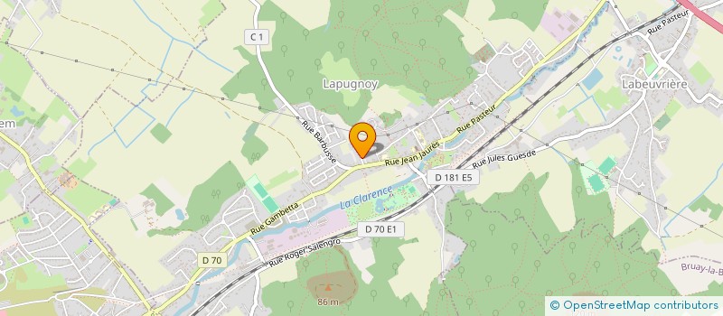 localisation de l'entreprise MADAME CECILE SOTIERE  LAPUGNOY