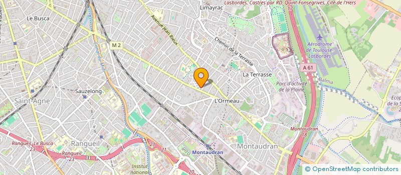 localisation de l'entreprise MADAME CECILE SOULIE  TOULOUSE
