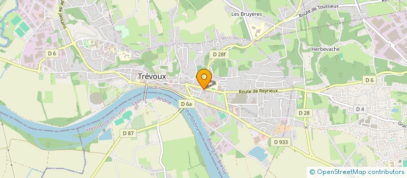localisation de l'entreprise MADAME CECILE SOULIER à TREVOUX