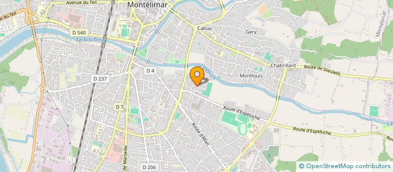 localisation de l'entreprise MADAME CECILE SOUVAIRAN  MONTELIMAR