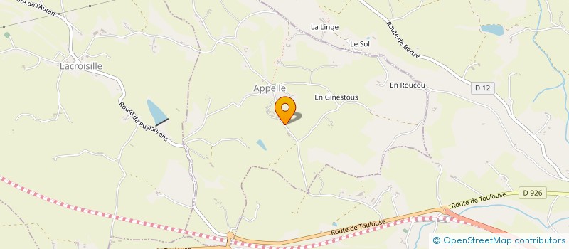 localisation de l'entreprise MADAME CECILE SPADOTTO  PUYLAURENS