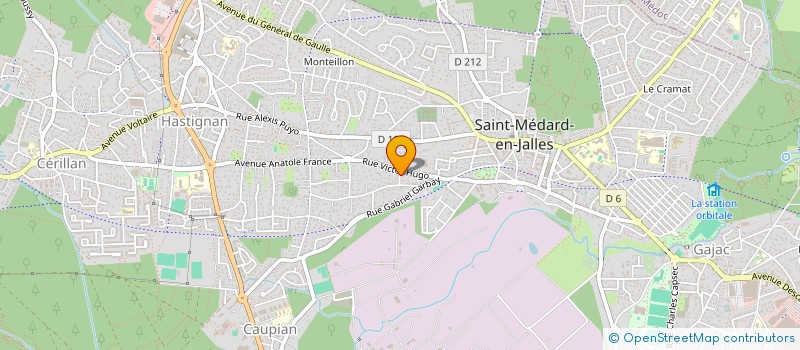 localisation de l'entreprise MADAME CECILE SPORTES  SAINT-MEDARD-EN-JALLES