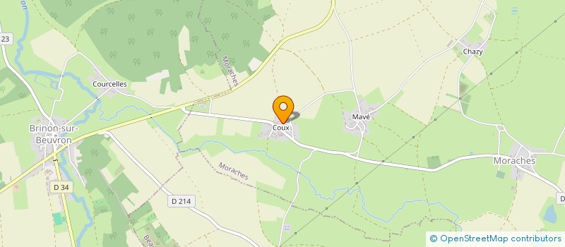 localisation de l'entreprise MADAME CECILE SPRIMONT  MORACHES