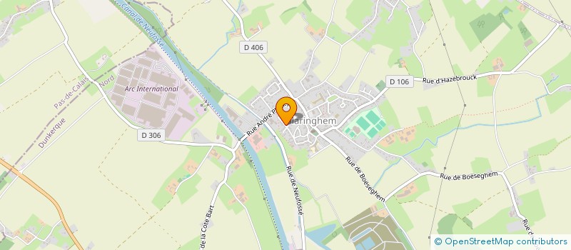 localisation de l'entreprise MADAME CECILE STEENKESTE  BLARINGHEM