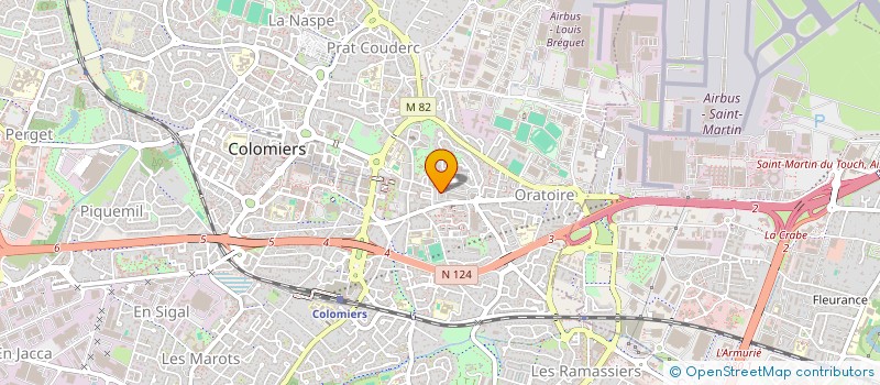 localisation de l'entreprise MADAME CECILE STEPHANE MADER à COLOMIERS