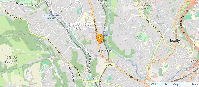 localisation de l'entreprise MADAME CECILE TANGUY  CHARBONNIERES-LES-BAINS