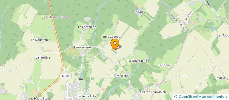 localisation de l'entreprise MADAME CECILE TASSEL  LA CROIX-EN-TOURAINE