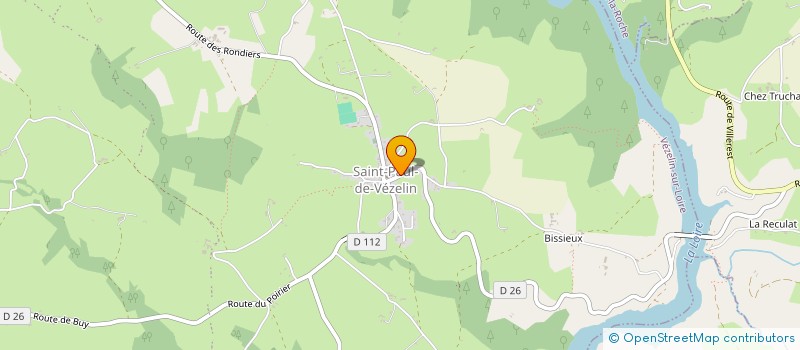 localisation de l'entreprise MADAME CECILE TAUVEL  VEZELIN-SUR-LOIRE