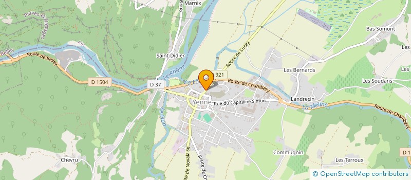 localisation de l'entreprise MADAME CECILE TERRASSE  YENNE