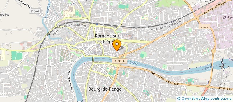 localisation de l'entreprise MADAME CECILE TERRIER  ROMANS-SUR-ISERE