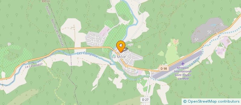 localisation de l'entreprise MADAME CECILE TERRIER  LA MOLE