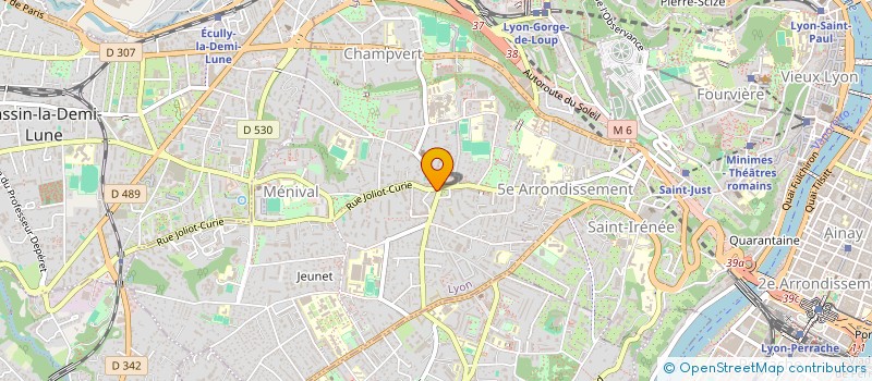 localisation de l'entreprise MADAME CECILE TEYSSIER à LYON