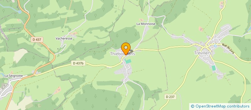 localisation de l'entreprise MADAME CECILE THIRODE  THIEBOUHANS