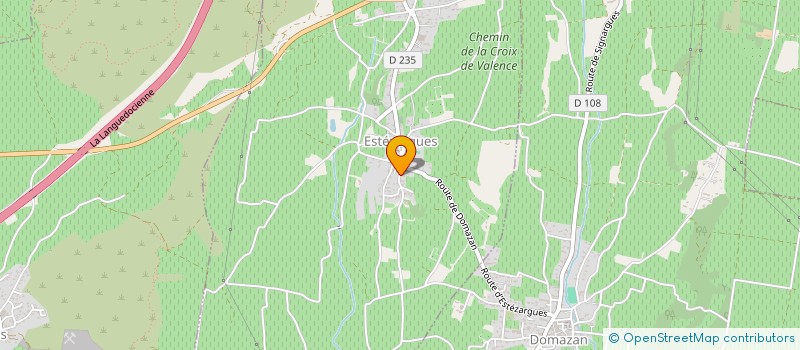 localisation de l'entreprise MADAME CECILE THOMAS  ESTEZARGUES