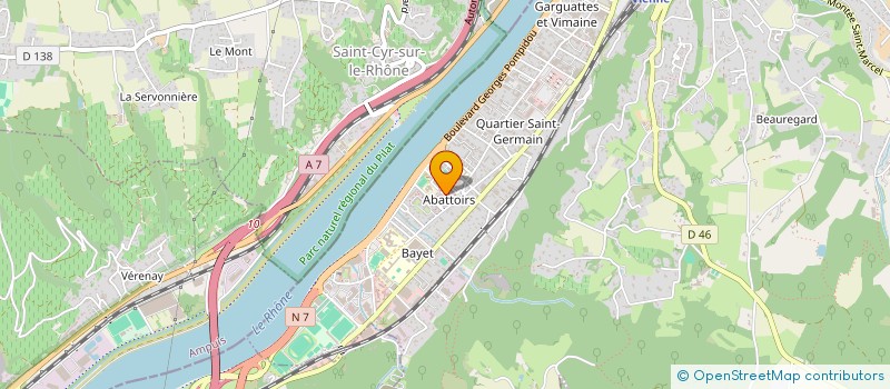 localisation de l'entreprise MADAME CECILE THOUROUDE à VIENNE