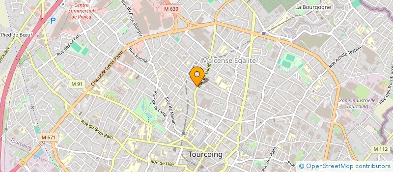 localisation de l'entreprise MADAME CECILE TIBERGHIEN à TOURCOING