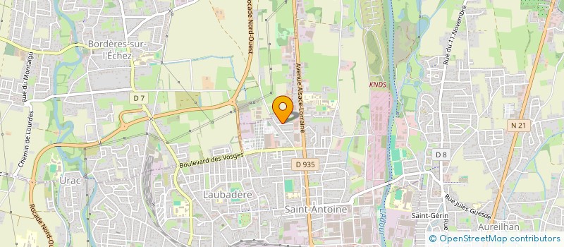 localisation de l'entreprise MADAME CECILE TIODJIO NANA  TARBES