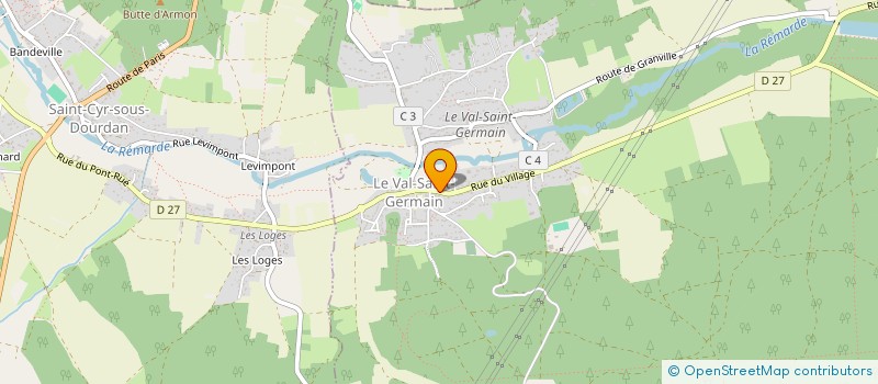 localisation de l'entreprise MADAME CECILE TOEN  LE VAL-SAINT-GERMAIN