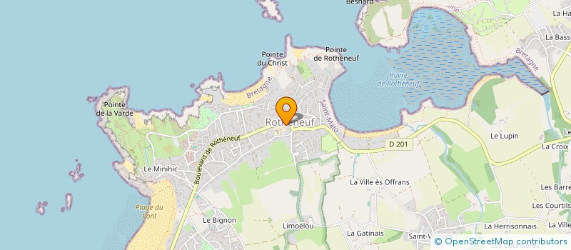 localisation de l'entreprise MADAME CECILE TONDEUX  SAINT-MALO