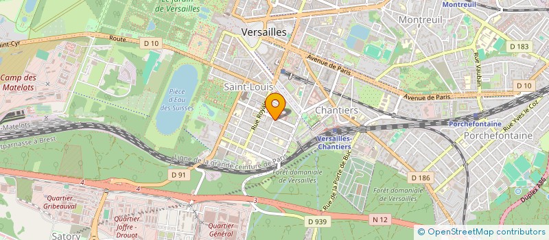 localisation de l'entreprise MADAME CECILE TOPER à VERSAILLES