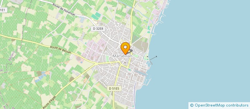 localisation de l'entreprise MADAME CECILE TORRES à MARSEILLAN
