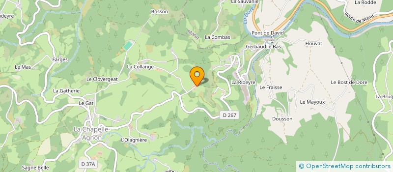 localisation de l'entreprise MADAME CECILE TOURNEBIZE  LA CHAPELLE AGNON