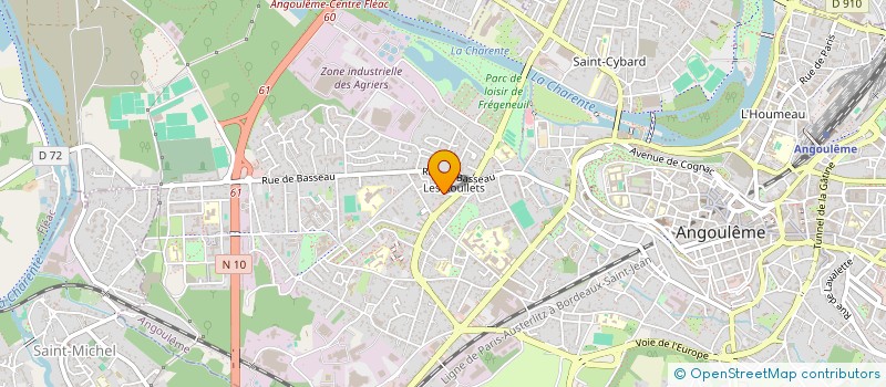 localisation de l'entreprise MADAME CECILE TOUZOT à ANGOULEME