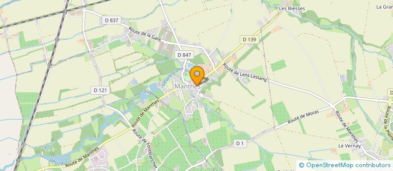 localisation de l'entreprise MADAME CECILE TRACOL  MANTHES