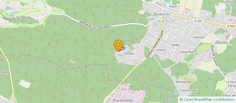 localisation de l'entreprise MADAME CECILE TRANCART  SEIGNOSSE