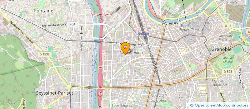 localisation de l'entreprise MADAME CECILE TREMEAUX à GRENOBLE