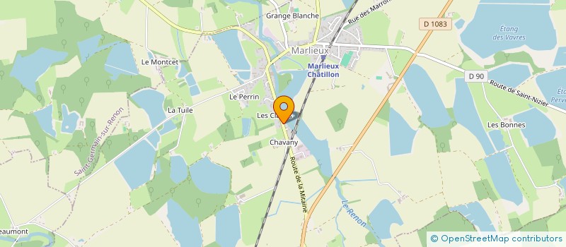 localisation de l'entreprise MADAME CECILE TRIBOLET à MARLIEUX